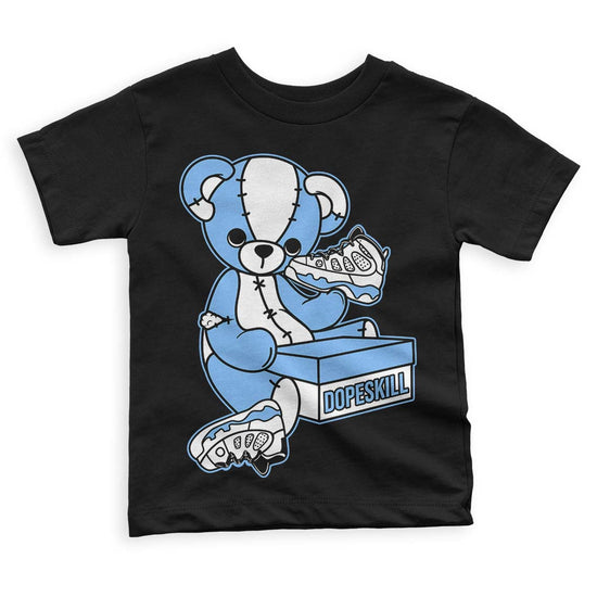 Jordan 9 Powder Blue DopeSkill Toddler Kids T-shirt Sneakerhead BEAR Graphic Streetwear - Black