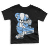 Jordan 9 Powder Blue DopeSkill Toddler Kids T-shirt Sneakerhead BEAR Graphic Streetwear - Black