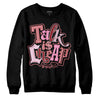 Valentine's Day Collection DopeSkill Sweatshirt Talk Is Chip Graphic Streetwear - Black