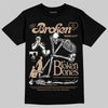 Jordan 4 Retro Cozy Girl DopeSkill T-Shirt Broken Bones Graphic Streetwear - Black