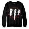 Jordan 1 High OG “Black/White” DopeSkill Sweatshirt Slime Drip Heart Graphic Streetwear - Black