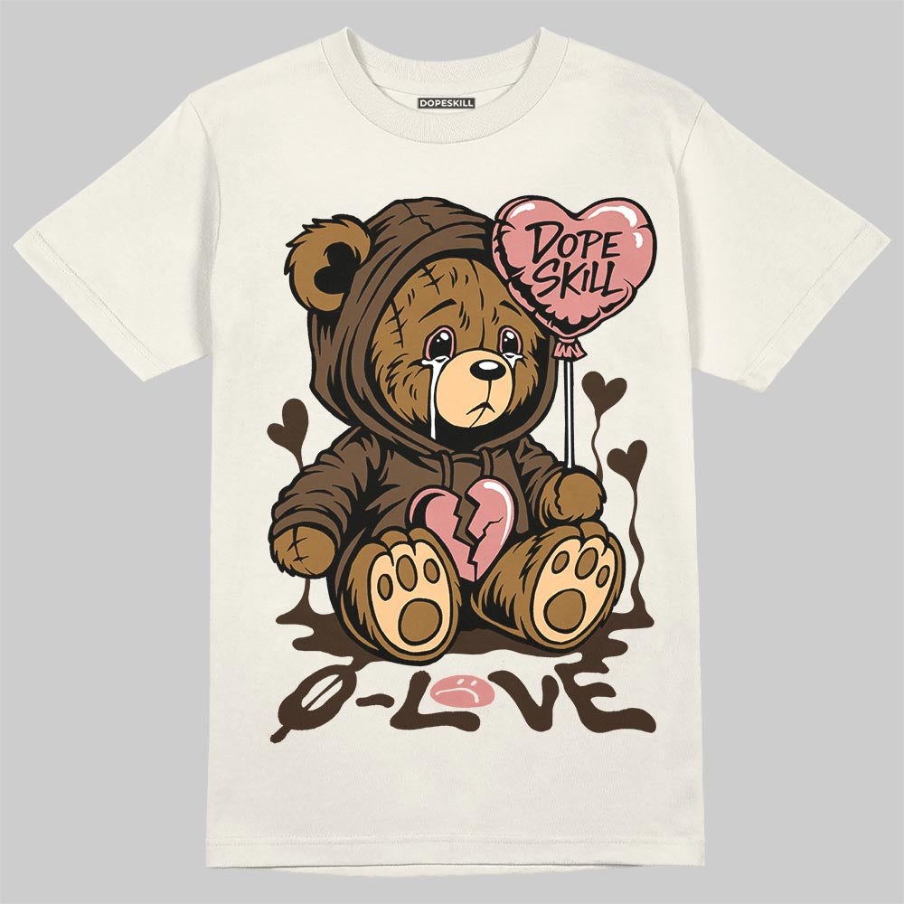 Jordan 1 High OG “Baroque Brown” DopeSkill T-Shirt Broken Bear Graphic Streetwear - Sand