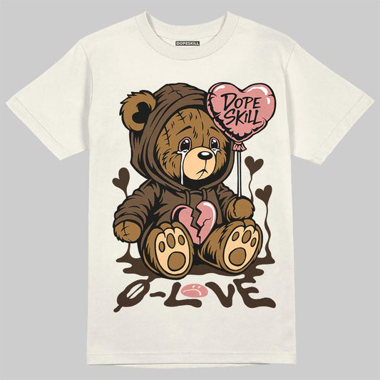 Jordan 1 High OG “Baroque Brown” DopeSkill T-Shirt Broken Bear Graphic Streetwear - Sand