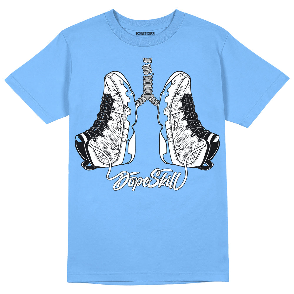 Jordan 9 Powder Blue DopeSkill Tropical Blue T-shirt Breathe Graphic Streetwear