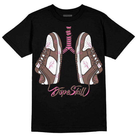 Dunk Low Smokey Mauve Playful Pink DopeSkill T-Shirt Breathe Graphic Streetwear - Black