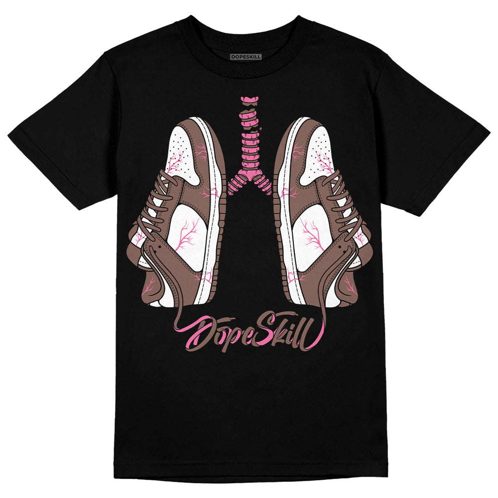 Dunk Low Smokey Mauve Playful Pink DopeSkill T-Shirt Breathe Graphic Streetwear - Black