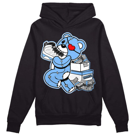 Jordan 9 Powder Blue DopeSkill Hoodie Sweatshirt Bear Steals Sneaker Graphic Streetwear - Black