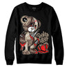 Jordan 1 High OG “Latte” DopeSkill Sweatshirt Broken Heart Graphic Streetwear - Black