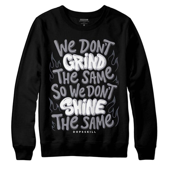 Jordan 14 Retro 'Stealth' DopeSkill Sweatshirt Grind Shine Graphic Streetwear - Black