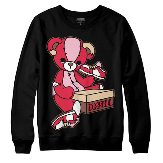 Dunk Low PRM Bacon DopeSkill Sweatshirt Sneakerhead BEAR Graphic Streetwear - black