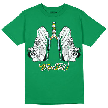 Jordan 5 “Lucky Green” DopeSkill Green T-shirt Breathe Graphic Streetwear 