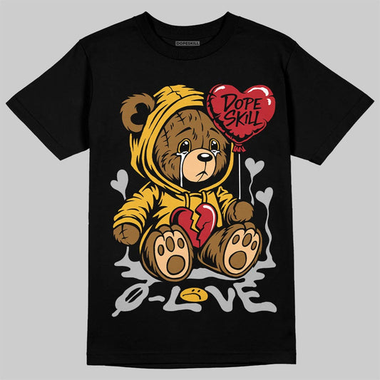 Jordan 5 'Tokyo' DopeSkill T-Shirt Broken Bear Graphic Streetwear - Black