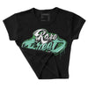 Green Glow 1s DopeSkill Women's Crop Top Rare Breed Type Graphic