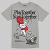 Grey Sneakers DopeSkill Grey T-Shirt Play together, Stay together Graphic Streetwear