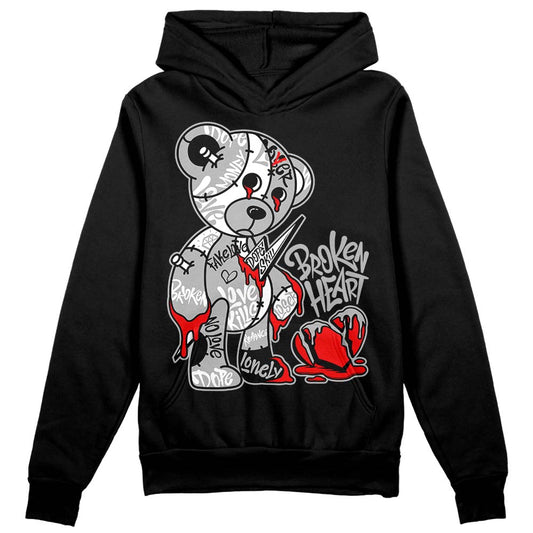 Jordan 1 Low OG “Shadow” DopeSkill Hoodie Sweatshirt Broken Heart Graphic Streetwear - Black