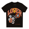 Jordan 3 Georgia Peach DopeSkill Toddler Kids T-shirt Loser Lover Graphic Streetwear - Black