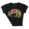 GS 'Six Championships' 1s DopeSkill Women's Crop Top Loser Lover Graphic