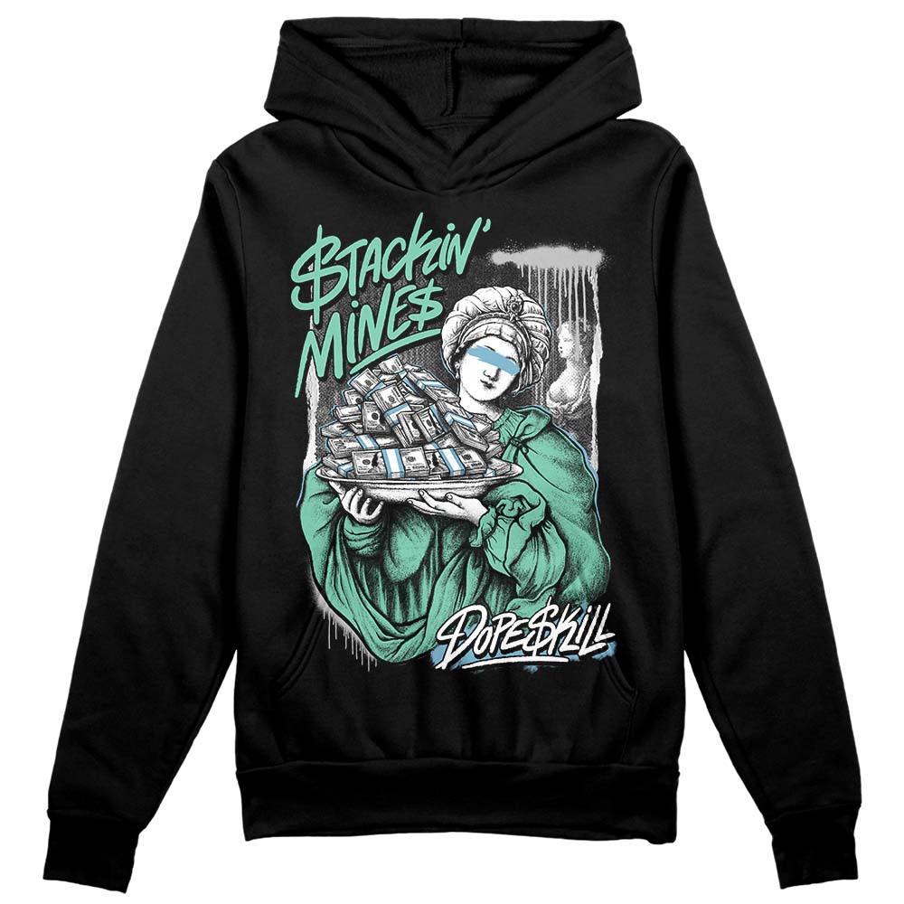 Jordan 3 "Green Glow" DopeSkill Hoodie Sweatshirt Stackin Mines Graphic Streetwear - Black