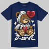 Jordan 11 “Rare Air” DopeSkill T-Shirt Broken Bear Graphic Streetwear - Navy