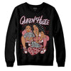 Valentine's Day Collection DopeSkill Sweatshirt Queen Of Hustle Graphic Streetwear - Black