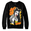 Jordan 4 Retro “Vivid Sulfur” DopeSkill Sweatshirt New H.M.O Graphic Streetwear - Black