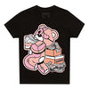 Jordan 11 Low “Legend Pink” DopeSkill Toddler Kids T-shirt Bear Steals Sneaker Graphic Streetwear - Black