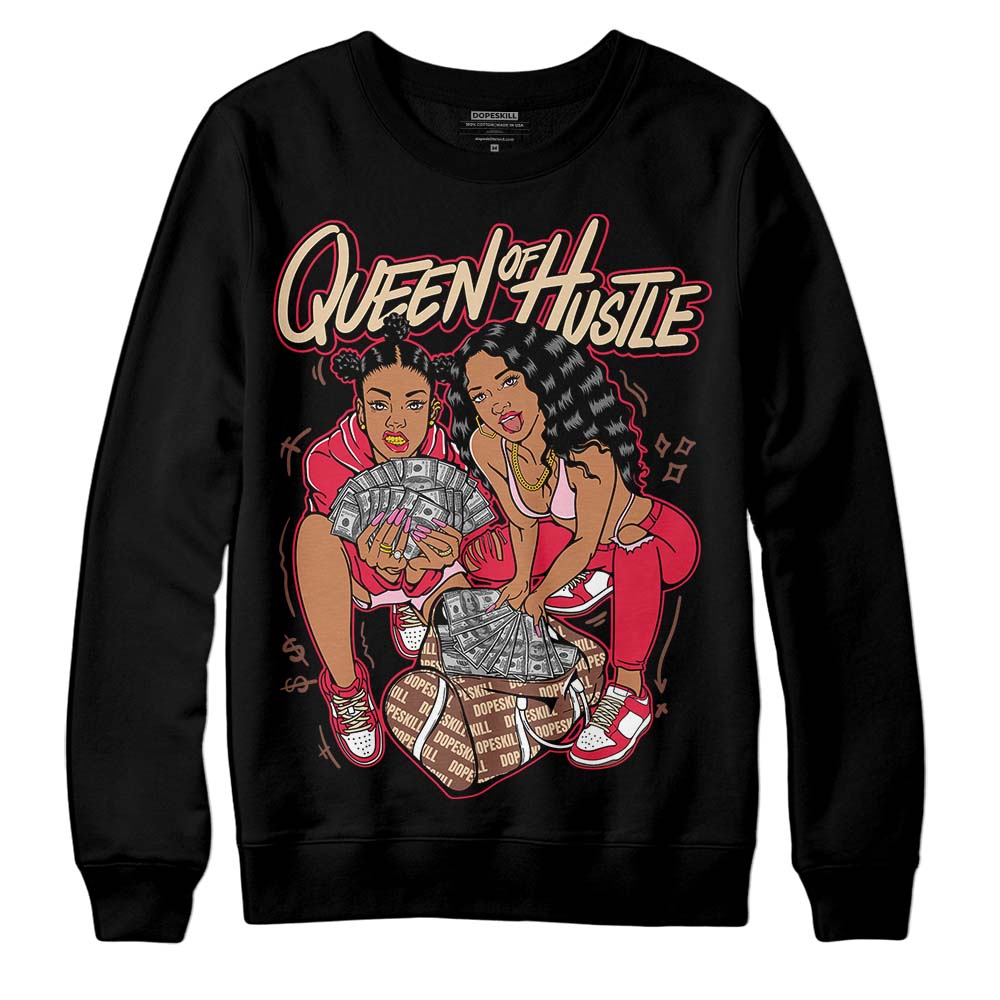 Dunk Low PRM Bacon DopeSkill Sweatshirt Queen Of Hustle Graphic Streetwear - Black