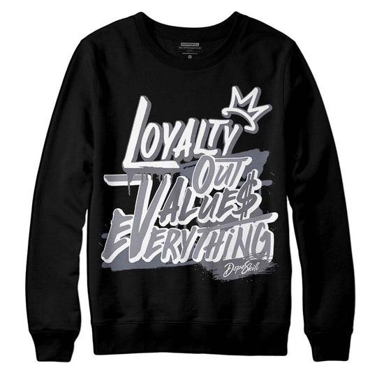 Jordan 14 Retro 'Stealth' DopeSkill Sweatshirt LOVE Graphic Streetwear - Black