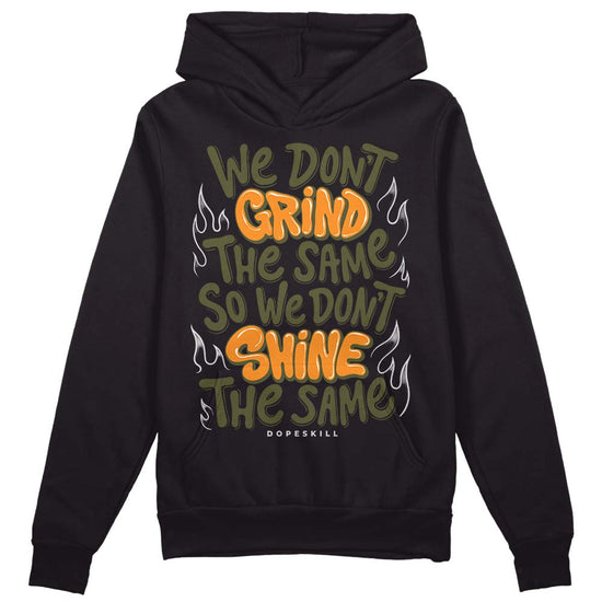 Jordan 5 "Olive" DopeSkill Hoodie Sweatshirt Grind Shine Graphic Streetwear - Black 