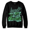 Jordan 1 High OG Green Glow DopeSkill Sweatshirt LOVE Graphic Streetwear - Black