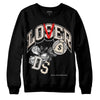 Jordan 5 SE “Sail” DopeSkill Sweatshirt Loser Lover Graphic Streetwear - black