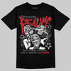 Jordan 6 Bin 23 DopeSkill T-Shirt Distorted Realms Graphic Streetwear - Black