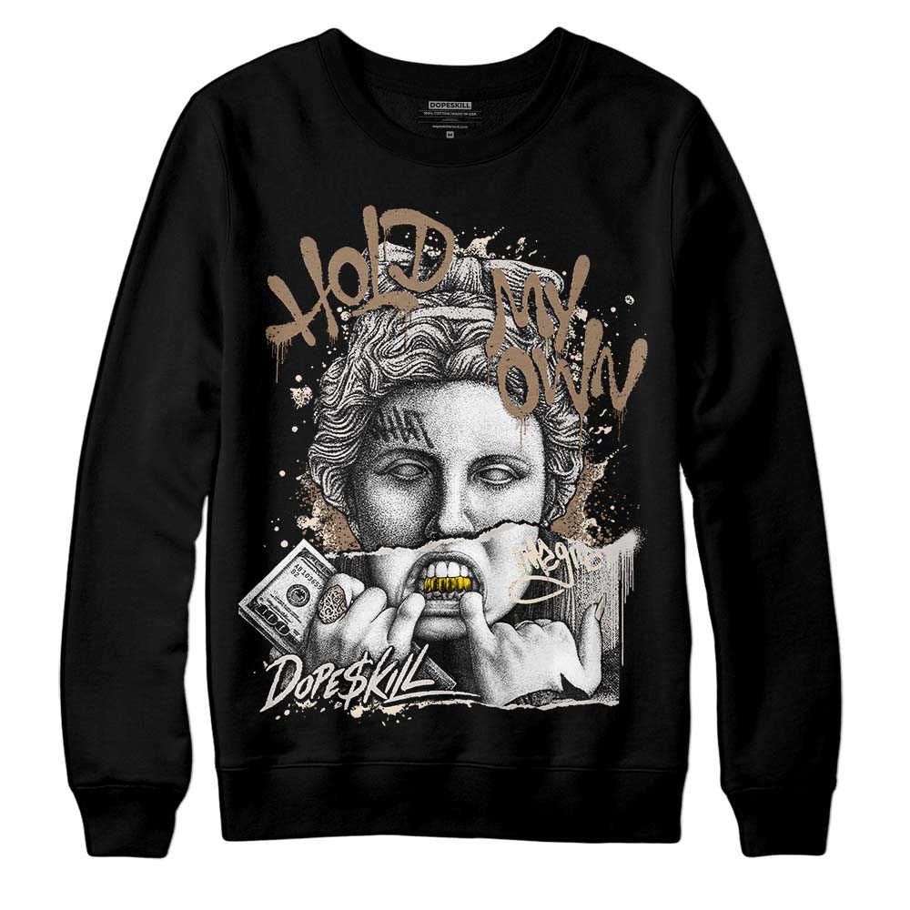 Jordan 5 SE “Sail” DopeSkill Sweatshirt Hold My Own Graphic Streetwear - Black