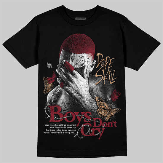 Adidas SAMBA OG ‘Collegiate Burgundy’ DopeSkill T-Shirt Boys Don't Cry Graphic Streetwear - Black