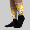 9060 Varsity Gold DopeSkill Sublimated Socks FIRE Graphic