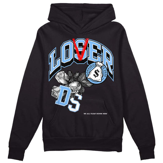 Jordan 9 Powder Blue DopeSkill Hoodie Sweatshirt Loser Lover Graphic Streetwear - Black