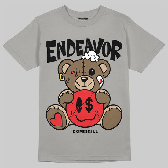 Grey Sneakers DopeSkill T-Shirt Endeavor Graphic Streetwear - Gravel