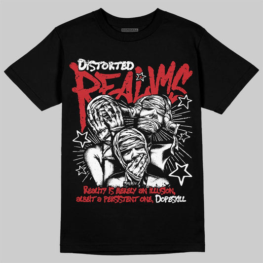 Air Max Uptempo 95 “Bulls Away” DopeSkill T-Shirt Distorted Realms Graphic Streetwear - black