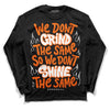 Orange, Black & White Sneakers DopeSkill Long Sleeve T-Shirt Grind Shine Graphic Streetwear - Black