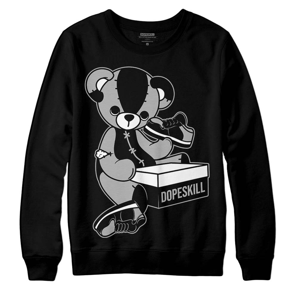 Jordan 1 Low OG “Shadow” DopeSkill Sweatshirt Sneakerhead BEAR Graphic Streetwear - Black