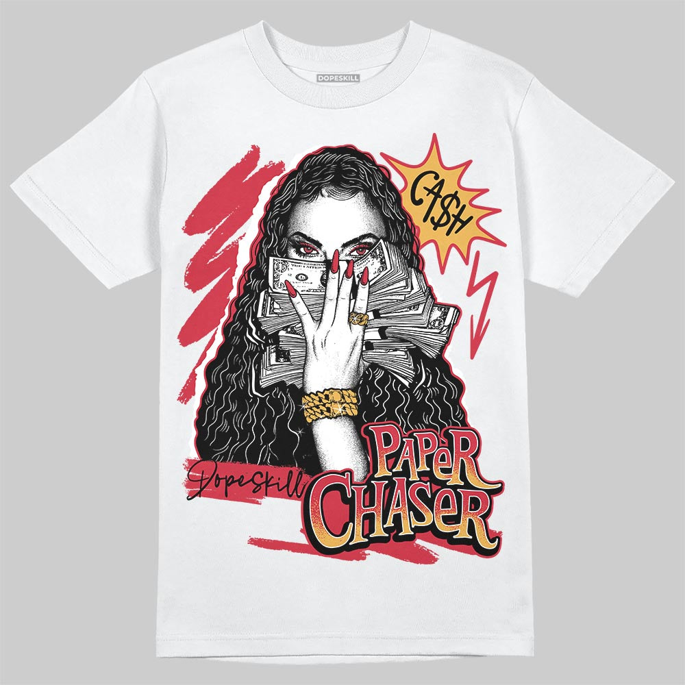 Air Diamond Turf Reverse Prime Red DopeSkill T-Shirt NPC Graphic Streetwear - White