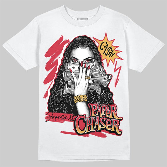 Air Diamond Turf Reverse Prime Red DopeSkill T-Shirt NPC Graphic Streetwear - White