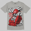 Grey Sneakers DopeSkill T-Shirt Grind Pray Graphic Streetwear - Gravel