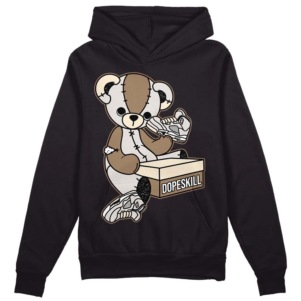 Jordan 5 SE “Sail” DopeSkill Hoodie Sweatshirt Sneakerhead BEAR Graphic Streetwear - Black