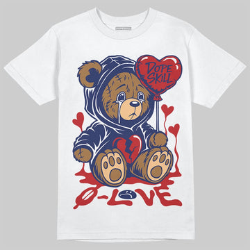 Jordan 11 “Rare Air” DopeSkill T-Shirt Broken Bear Graphic Streetwear - White