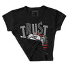 Grey Collection DopeSkill Women's Crop Top Trust No One Graphic