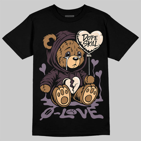 A Ma Maniére x Air Jordan 3 "Burgundy Crush" DopeSkill T-Shirt Broken Bear Graphic Streetwear - Black