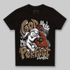 Jordan 1 Low OG “Mocha” DopeSkill Toddler Kids T-shirt God Made Me Perfect Graphic Streetwear - Black