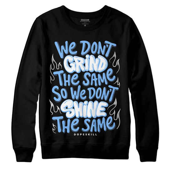 Jordan 9 Powder Blue DopeSkill Sweatshirt Grind Shine Graphic Streetwear - Black