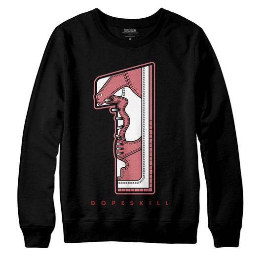 Valentine's Day Collection DopeSkill Sweatshirt No.1 Graphic Streetwear - Black